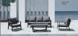 Grey modern concise style sofa