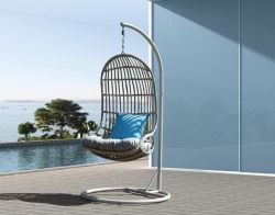 Rattan single hanging chair