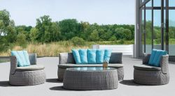 Garden rattan sofa furniture