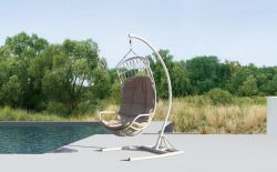 Lazy rattan hanging chair/swing chair